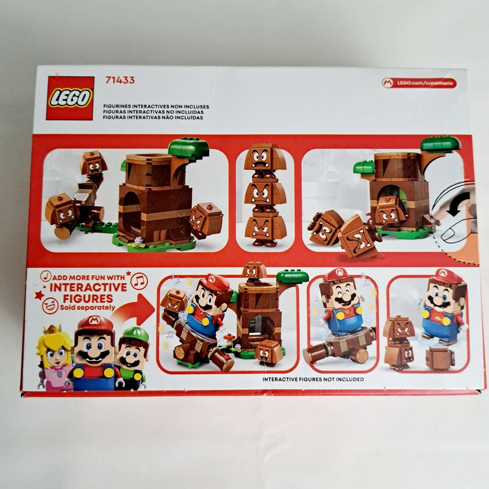 LEGO Super Mario Goomba's Playground Set 71434 Brown and Green Toy Building Kit